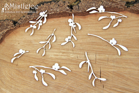 Scrapiniec Chipboard - 4816 Mistletoe Small Branches