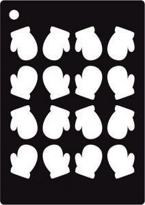 Creative Expressions Mini Stencil - Mittens