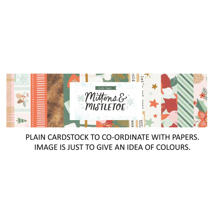 Crate Paper Mittens & Mistletoe - Bazzill Plain Matchmaker Pack