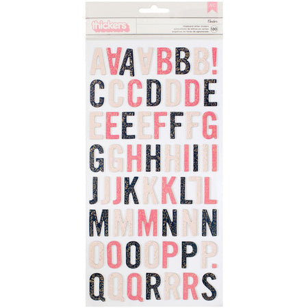 Pink Paislee Moonstruck Chipboard Thickers - Amber/Gold Foil 