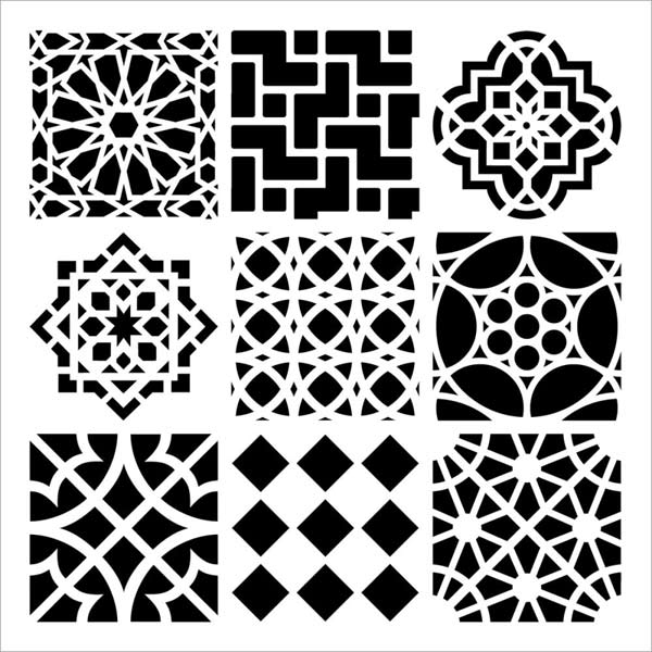 Crafter's Workshop 6x6 Template - Moroccan Tiles