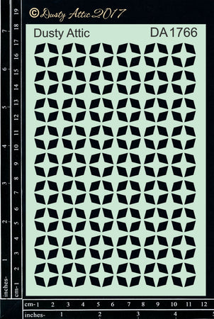 Dusty Attic Stencil - Mosaic