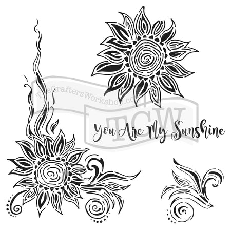 Crafter's Workshop 6x6 Template - My Sunshine