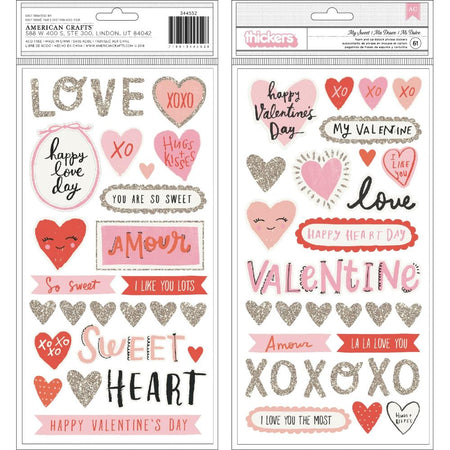 Crate Paper La La Love - My Sweet Phrase & Accent Thickers