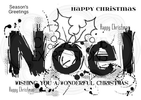 Woodware Clear Magic Singles Stamps - Noel Splodges