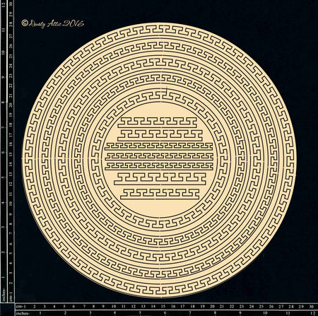 Dusty Attic - Notebook Edge Frames Circle