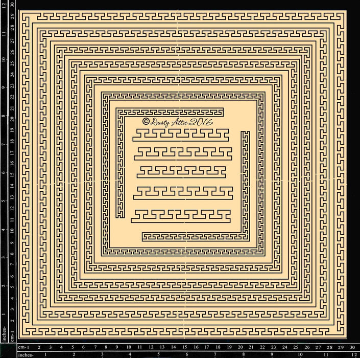 Dusty Attic - Notebook Edge Frames Square