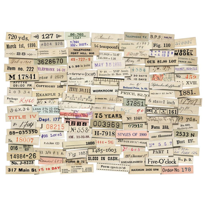 Tim Holtz Idea-ology - Ephemera Pack Number Strips