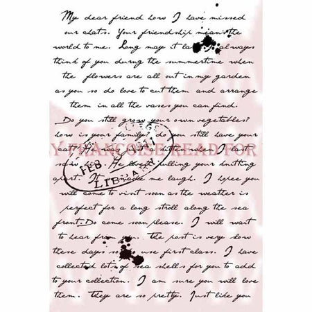 Woodware Clear Magic Singles Stamps - Old Letter