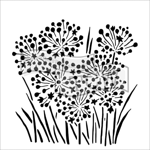 Crafter's Workshop 6x6 Template - Onion Blossoms