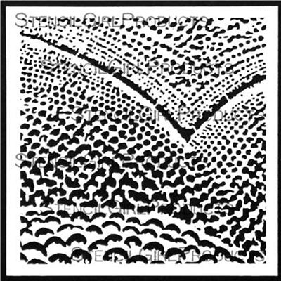 StencilGirl 6x6 Stencil - Orchard