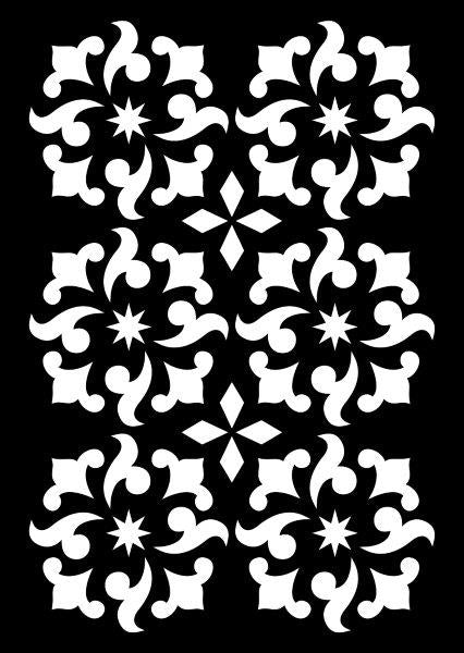 Creative Expressions Mini Stencil - Ornamental Holly