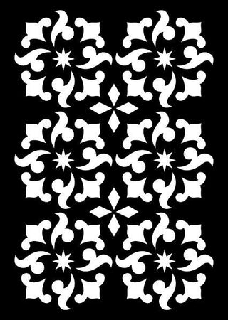 Creative Expressions Mini Stencil - Ornamental Holly