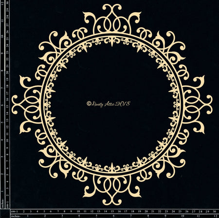 Dusty Attic - Ornate Circle #2