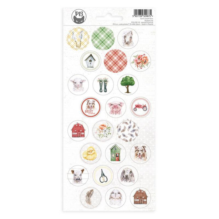 P13 Farm Sweet Farm - Sticker sheet #3