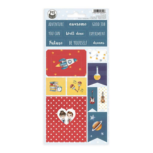 P13 You Can Be Anything - Chipboard Sticker Sheet #1