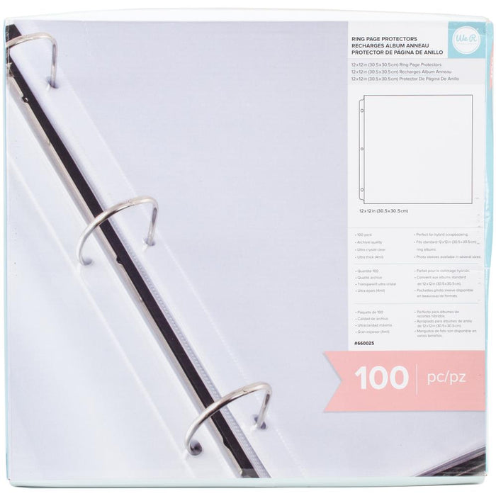WRMK Ring Page Protectors - 100 Pack