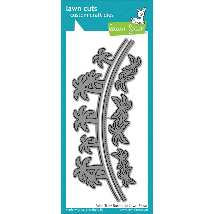 Lawn Fawn Craft Die - Palm Tree Border