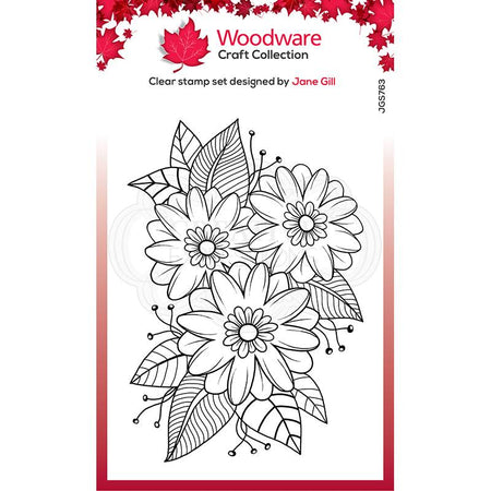 Woodware Clear Magic Singles Stamp - Passion Flower
