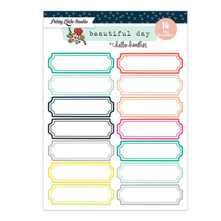 Pretty Little Studio Beautiful Day - Picnic Labels Cut-Aparts 