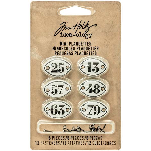 Tim Holtz Idea-ology - Mini Plaquettes