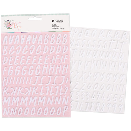 Rosie's Studio You Make My Day - Puffy Alphabet Stickers
