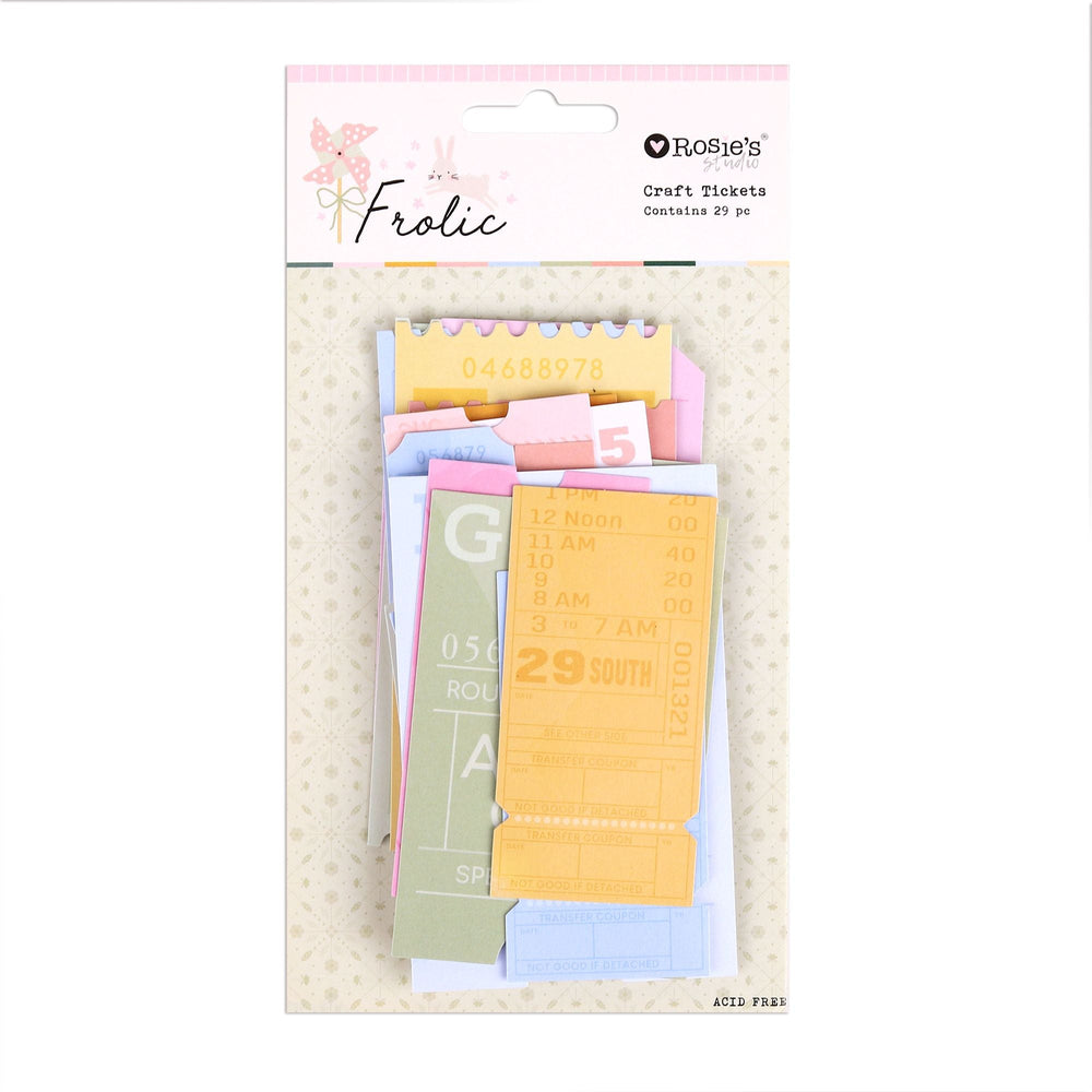 Rosie's Studio Frolic - Craft Tickets