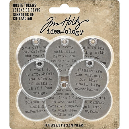 Tim Holtz Idea-ology - Quote Tokens 