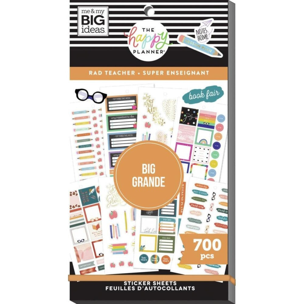 Me & My Big Ideas Happy Planner - Rad Teacher Value Pack Stickers