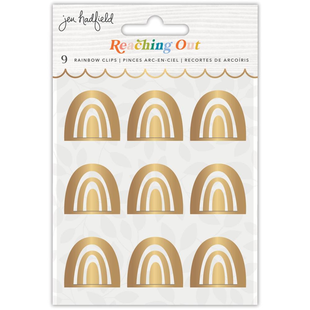 American Crafts Jen Hadfield Reaching Out - Rainbow Clips