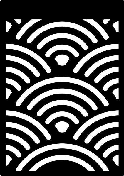 Creative Expressions Mini Stencil - Rainbows