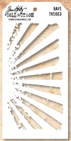 Tim Holtz Layering Stencil - Rays