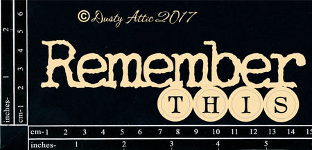 Dusty Attic - Remember This