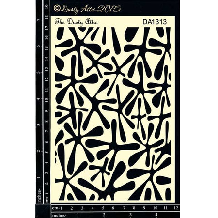 Dusty Attic Stencil - Retro Splat