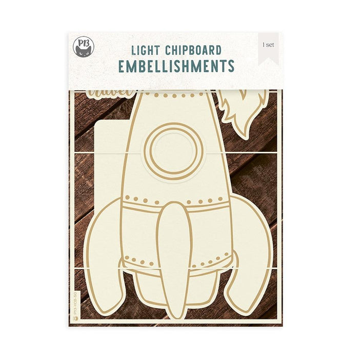 P13 You Can Be Anything - Light Chipboard 6"x8" Album Base