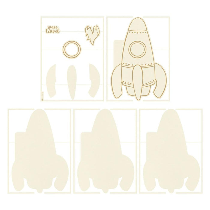 P13 You Can Be Anything - Light Chipboard 6"x8" Album Base