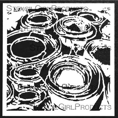 StencilGirl 6x6 Stencil - Rolls