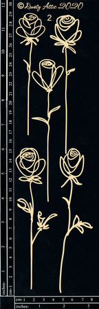 Dusty Attic - Rose Stems #2