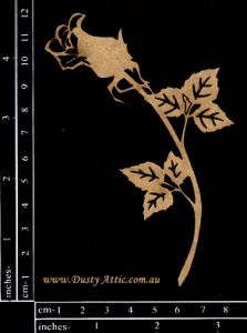 Dusty Attic - Single Rose Bud