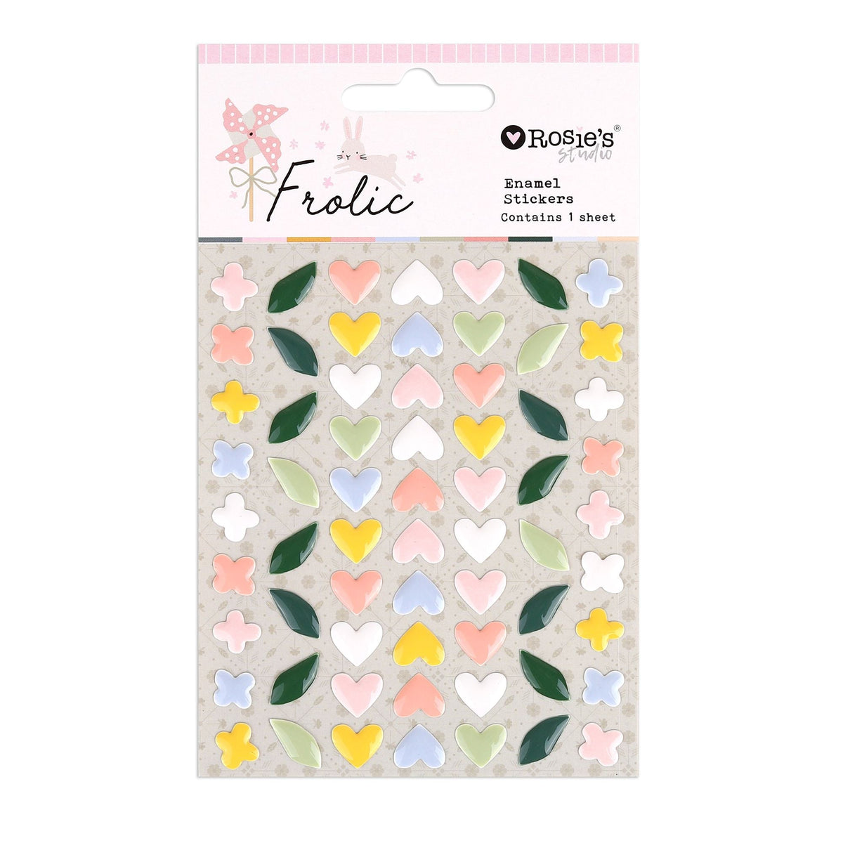 Rosie's Studio Frolic - Enamel Stickers — Papermaze