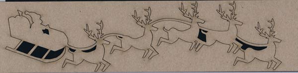 Dusty Attic - Santa & Reindeer