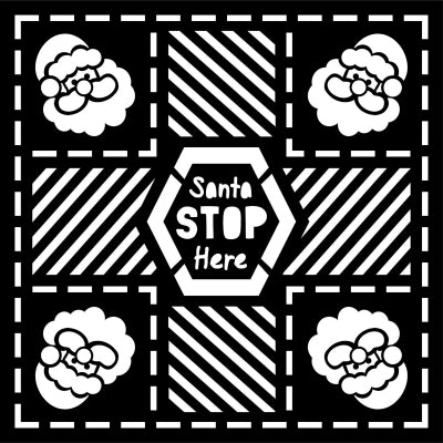 That Special Touch 6x6 Mask - Santa Stop