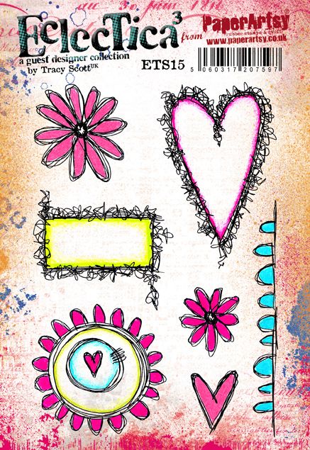 PaperArtsy Stamp Set - Eclectica�� Tracy Scott 15