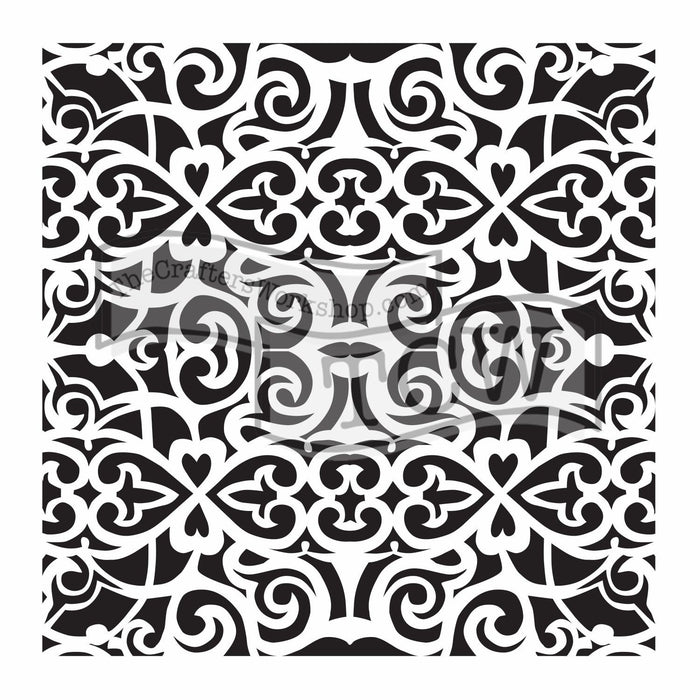 Crafter's Workshop 6x6 Template - Scrollwork