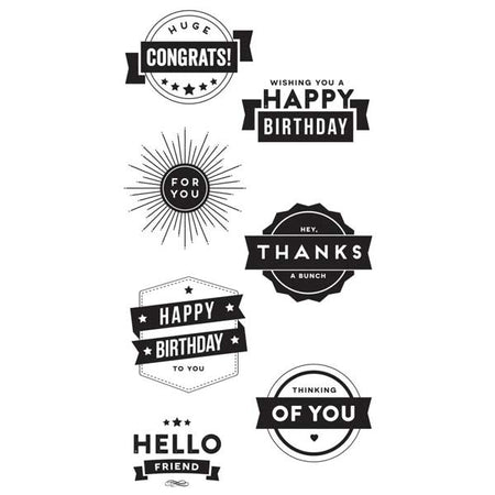 Jillibean Soup Clear Stamp - Seals and Banners