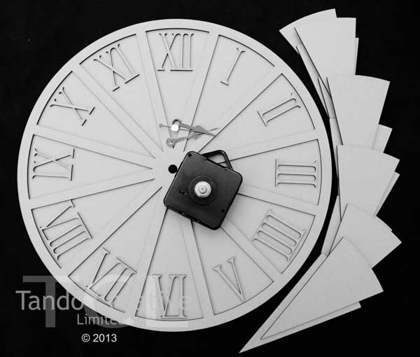 Tando Creative - Segment Clock Small
