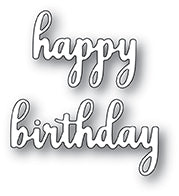 Memory Box Die - Sentimental Happy Birthday