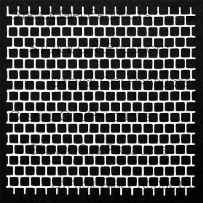 StencilGirl 6x6 Stencil - Sequin Grid Waste