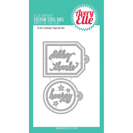 Avery Elle Elle-ments Die - Shaker Tags