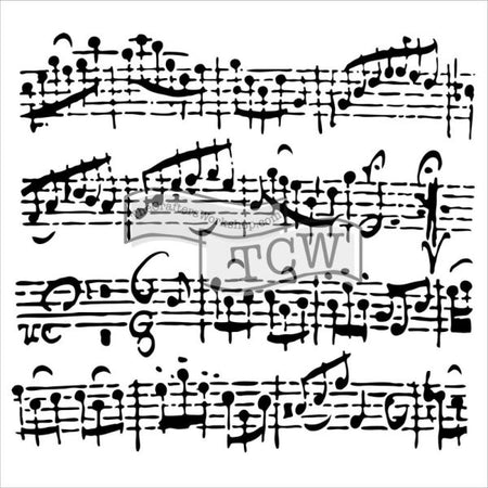 Crafter's Workshop 6x6 Template - Sheet Music